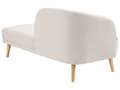 Miniatyrbillede 5 af 8: Chaiselong Beige Polyester Daybed med Ryglæn Gæsteseng Multifunktionel Chaise Venstrevendt Sofa Moderne til Stuen