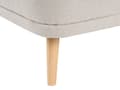 Miniatyrbillede 7 af 8: Chaiselong Beige Polyester Daybed med Ryglæn Gæsteseng Multifunktionel Chaise Venstrevendt Sofa Moderne til Stuen