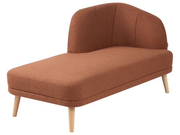 Chaiselong Gyldenbrun Polyester Daybed med Ryglæn Gæsteseng Multifunktionel Chaise Højrevendt Sofa Moderne til Stuen