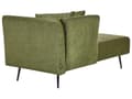 Miniatyrbillede 5 af 11: Chaiselong Grøn Polyester Daybed med Ryglæn Gæsteseng Multifunktionel Chaise Højrevendt Sofa Moderne til Stuen