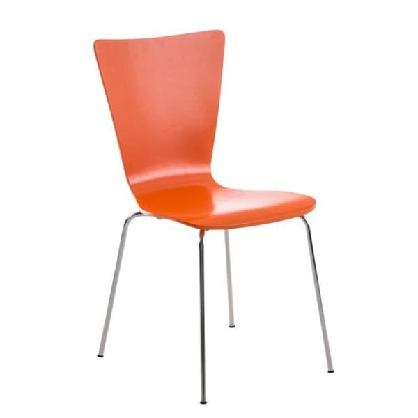 CLP Set med 4 stapelbara AARON-stolar, ergonomisk träsits