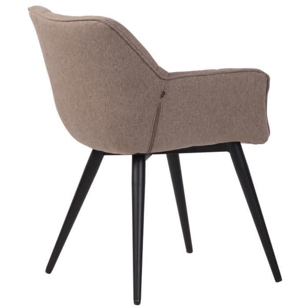 Matsalsstol - CLP - Roseville - Taupe - Armstöd - Metall