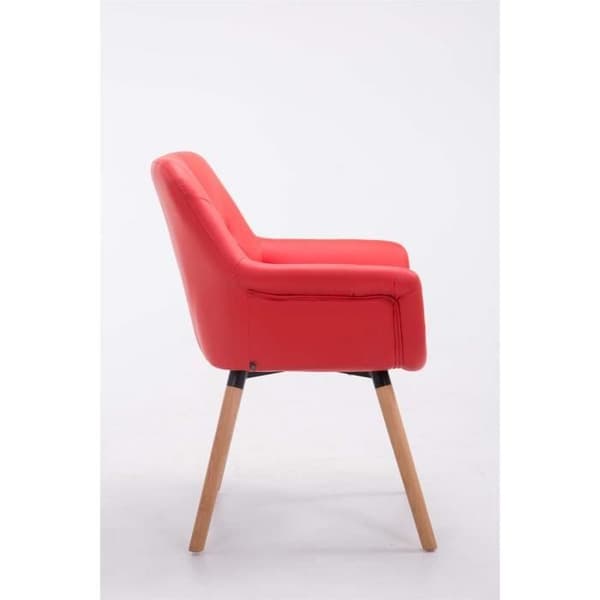 Besöksstol - CLP - Cassidy - Red-Nature konstläder - Modern design - 1 sits