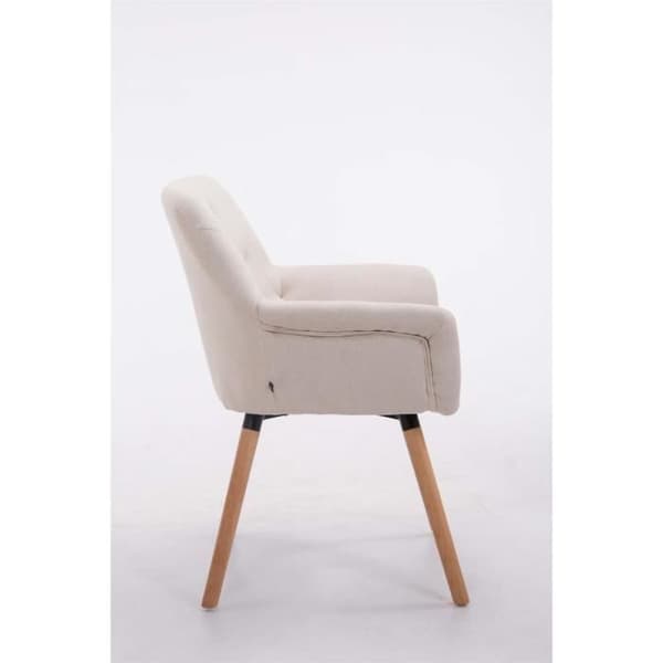 Matsalsstol av Cassidy tyg - Beige-Nature - CLP - Samtida - Design