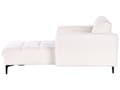 Miniatyrbillede 5 af 11: Chaiselong Hvid Boucle Daybed med Ryglæn Gæsteseng Multifunktionel Chaise med Splitback Sofa Moderne til Stuen
