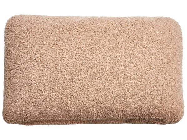 Chaiselong Beige Boucle Daybed med Ryglæn Gæsteseng Multifunktionel Chaise Venstrevendt Sofa Moderne til Stuen