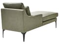 Miniatyrbillede 5 af 11: Chaiselong Grøn Polyester Daybed med Ryglæn Gæsteseng Multifunktionel Chaise Højrevendt Sofa Moderne til Stuen