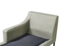 Miniatyrbillede 7 af 11: Chaiselong Grøn Polyester Daybed med Ryglæn Gæsteseng Multifunktionel Chaise Højrevendt Sofa Moderne til Stuen
