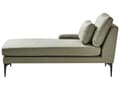Miniatyrbillede 1 af 11: Chaiselong Grøn Polyester Daybed med Ryglæn Gæsteseng Multifunktionel Chaise Højrevendt Sofa Moderne til Stuen
