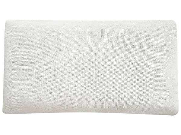 Schäslong Lounge Off-White Polyester Stoppad utan Armstöd Vardagsrumsmöbler Snygg Modern