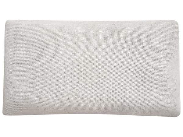 Chaiselong Off-White Polyester Polstret Armløs Stue Møbler Stilfuld Moderne