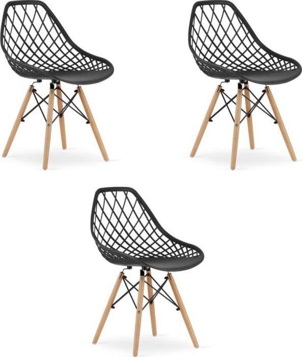 Chaise Leobert - modell35583-SAKAI-OSLY35 - Chaise Léobert SAKAI - svart x 3