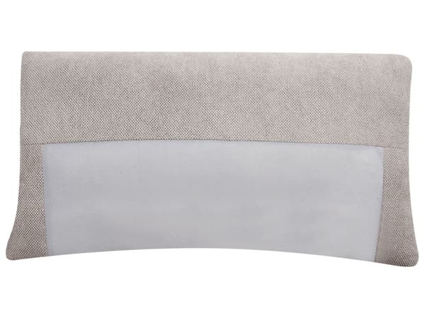 Schäslong Taupe Polyester Stoppad Armlös Vardagsrumsmöbler Snygg Modern