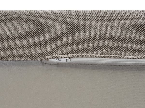Schäslong Taupe Polyester Stoppad Armlös Vardagsrumsmöbler Snygg Modern