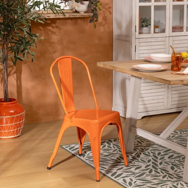Stol "Niko" orange - Atmosphera inredningsdesigner - Orange