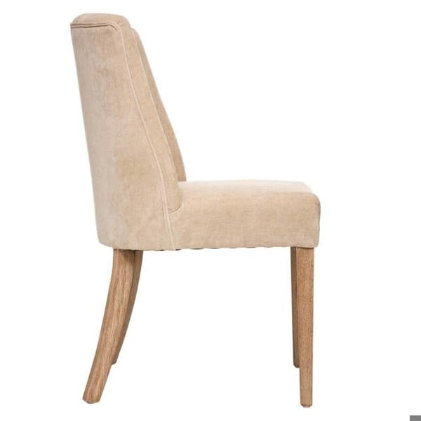 Stoldesign - Livia - Tyg - Beige - Trä - Spånskivor - Etnisk - Annanstans