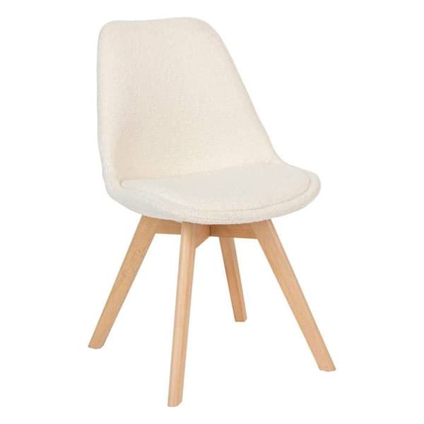 Chaise Baya benkar i bokar vit - Atmosphera inredningsdesigner - Vit