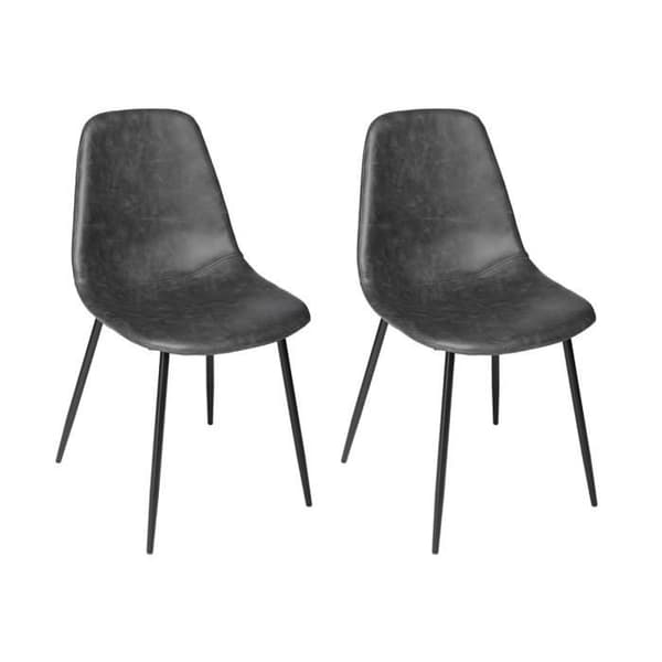 Set med 2 stolar Vladi Broc Edition - grå - Atmosphera Grå