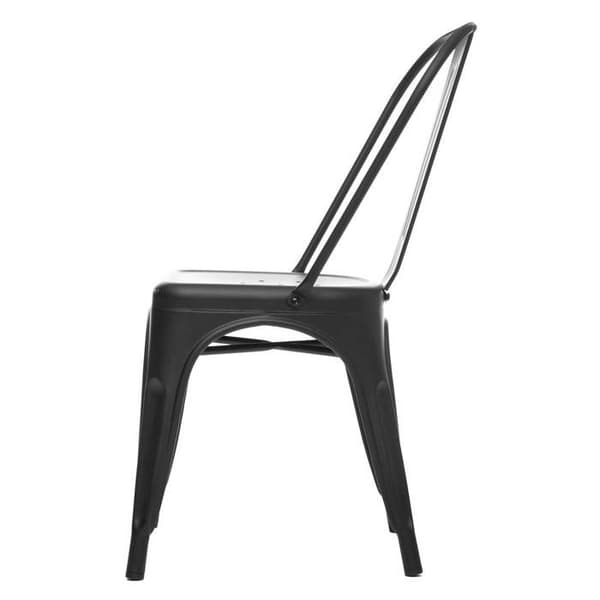 Stol - ATMOSPHERA - Niko - Vintage Stil - Färg Svart - Material Metall