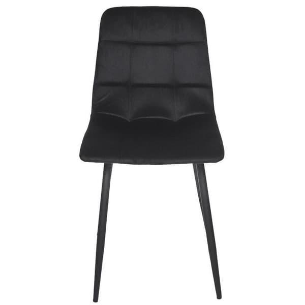 Paket med 4 Stolar "Mateo" 88cm Svart