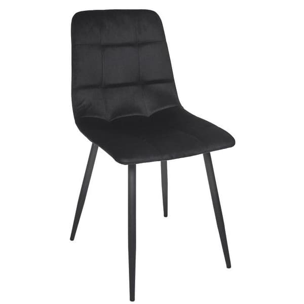 Paket med 4 Stolar "Mateo" 88cm Svart