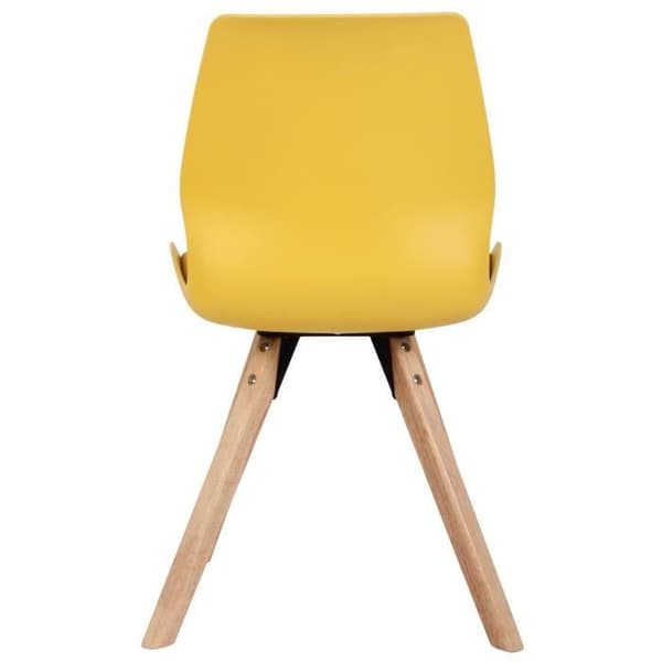 Matstolar - Luna - Set om 2 - Gul - Skandinavisk Design - Trä