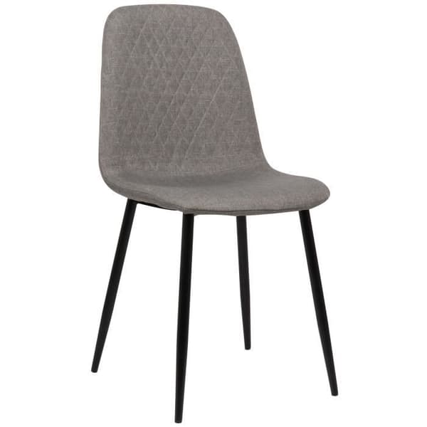 Matsalsstolar Giverny - CLP - 4-pack - Tyg eller Sammet - Ben i Svart Metall
