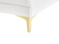 Miniatyrbillede 10 af 11: Chaiselong Hvid Boucle Daybed med Ryglæn Gæsteseng Multifunktionel Chaise med Splitback Sofa Moderne til Stuen med Sovefunktion
