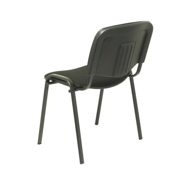 Ergonomisk stapelbar multifunktionell förtroende-stol färg svart ARAN Piqueras
