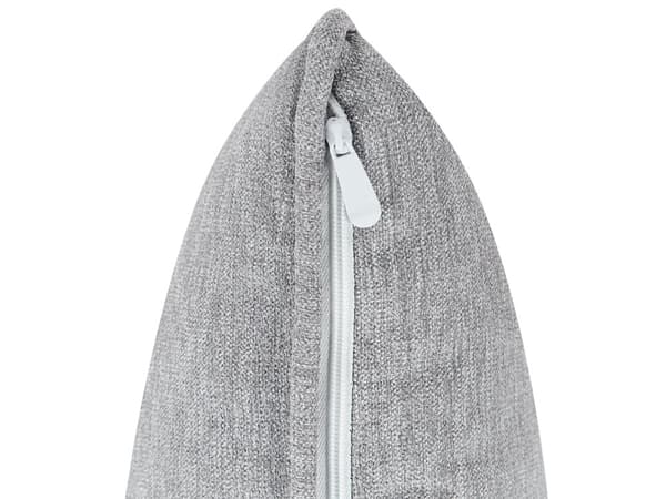 Schäslong Ljusgrå Klädsel Armstöd Kudde Ryggstöd Modern Design Symmetrisk Design Vardagsrum
