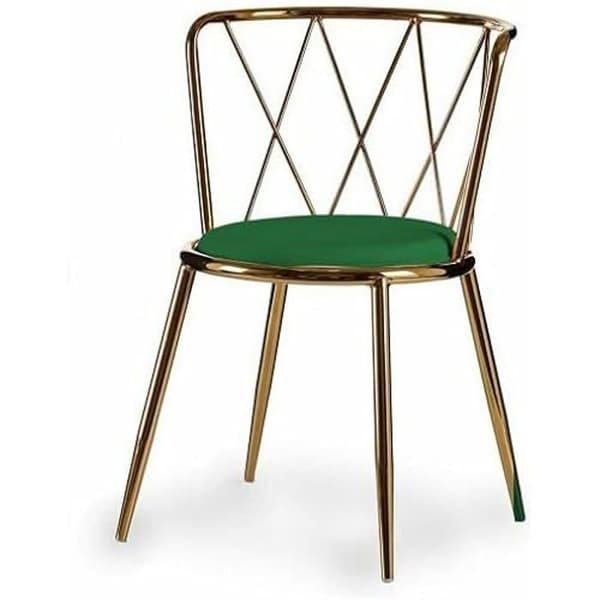 Stol - PRESENTDEKOR - 23397 - Plast - Grön - Set om 2 - Modern design