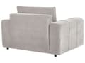 Miniatyrbillede 6 af 11: Chaiselong Lysegrå Polyester Daybed med Ryglæn Gæsteseng Multifunktionel Chaise med Opbevaring Sofa Moderne til Stuen
