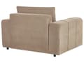 Miniatyrbillede 6 af 10: Chaiselong Brun Polyester Daybed med Ryglæn Gæsteseng Multifunktionel Chaise med Opbevaring Sofa Moderne til Stuen