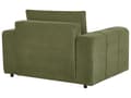 Miniatyrbillede 6 af 10: Chaiselong Grøn Polyester Daybed med Ryglæn Gæsteseng Multifunktionel Chaise med Opbevaring Sofa Moderne til Stuen