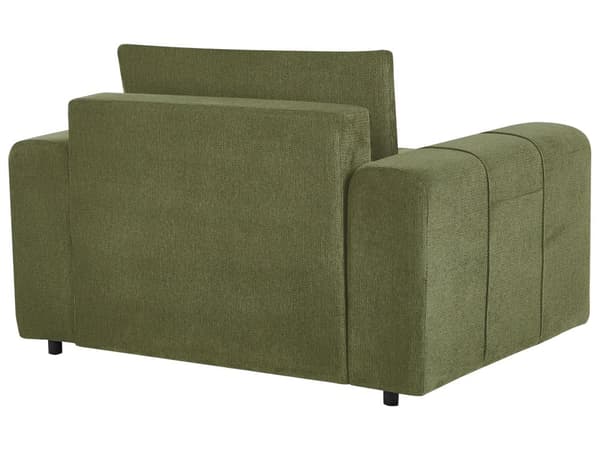 Chaiselong Grøn Polyester Daybed med Ryglæn Gæsteseng Multifunktionel Chaise med Opbevaring Sofa Moderne til Stuen