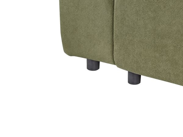 Chaiselong Grøn Polyester Daybed med Ryglæn Gæsteseng Multifunktionel Chaise med Opbevaring Sofa Moderne til Stuen