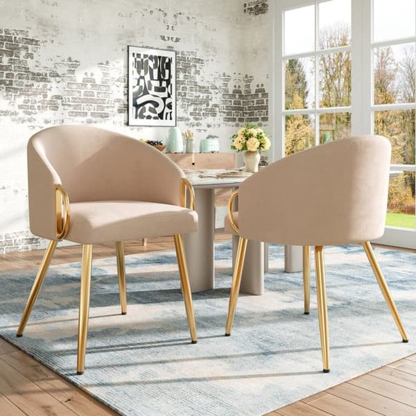 Soffa av högkvalitativ sammet (2 delar) med justerbara ben, enkel och lätt lyxfåtölj, beige