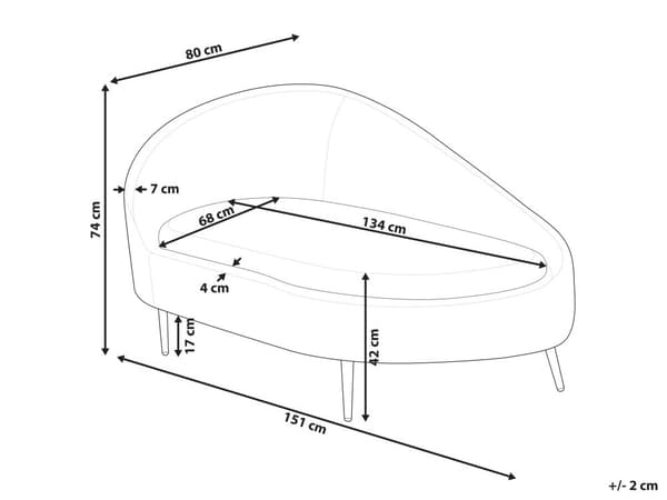 Chaiselong Taupe Polyester Daybed med Ryglæn Gæsteseng Multifunktionel Chaise Venstrevendt Sofa Moderne til Stuen