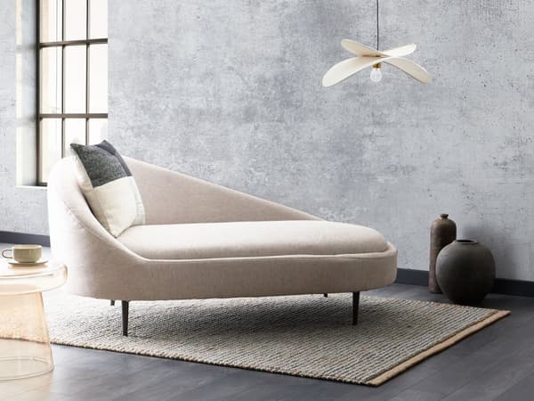 Chaiselong Taupe Polyester Daybed med Ryglæn Gæsteseng Multifunktionel Chaise Venstrevendt Sofa Moderne til Stuen