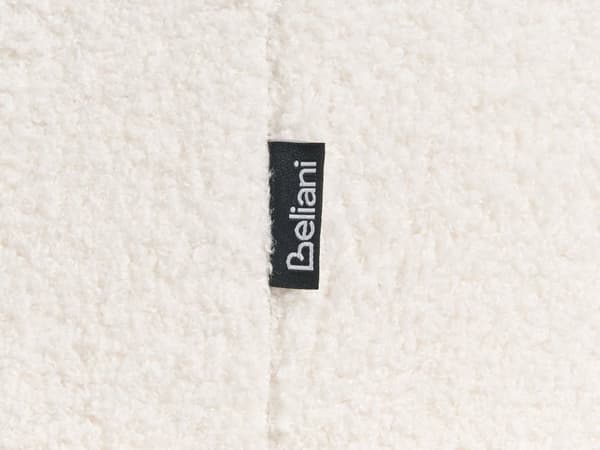 Chaiselong Off White Boucle Daybed med Ryglæn Gæsteseng Multifunktionel Chaise Højrevendt Sofa Moderne til Stuen