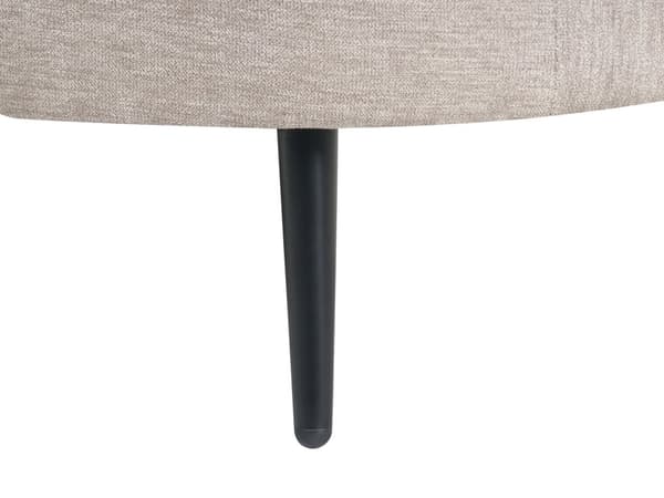 Chaiselong Taupe Polyester Daybed med Ryglæn Gæsteseng Multifunktionel Chaise Højrevendt Sofa Moderne til Stuen