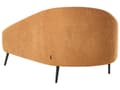 Miniatyrbillede 5 af 8: Chaiselong Orange Polyester Daybed med Ryglæn Gæsteseng Multifunktionel Chaise Venstrevendt Sofa Moderne til Stuen