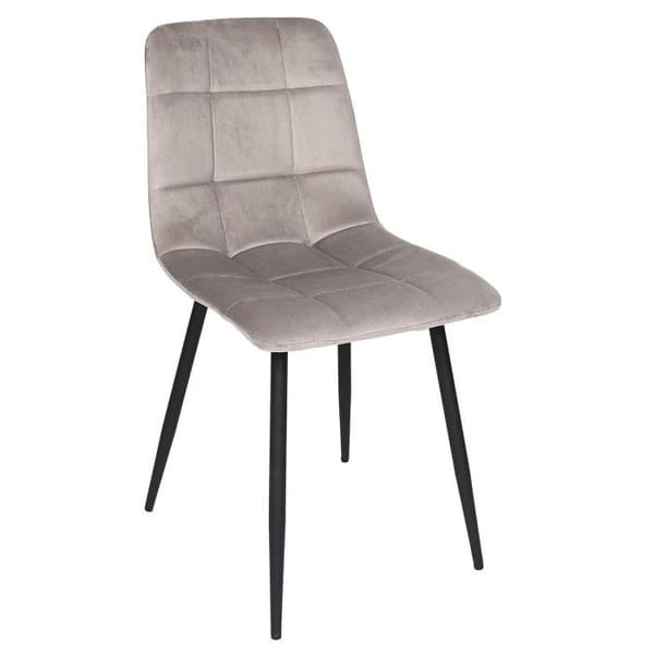 Stolar - Mateo - Set om 4 - Taupe - Samtida - Design