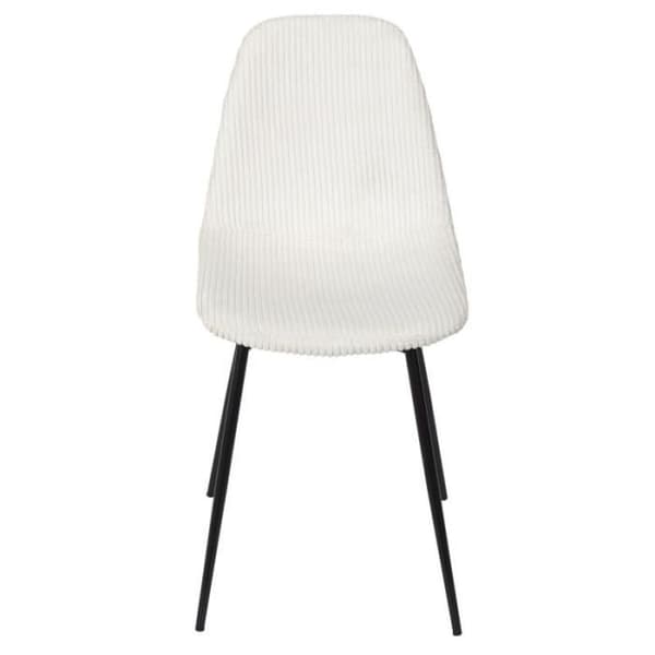 Paket med 4 "Scott" Ribbad Stolar 85cm Beige