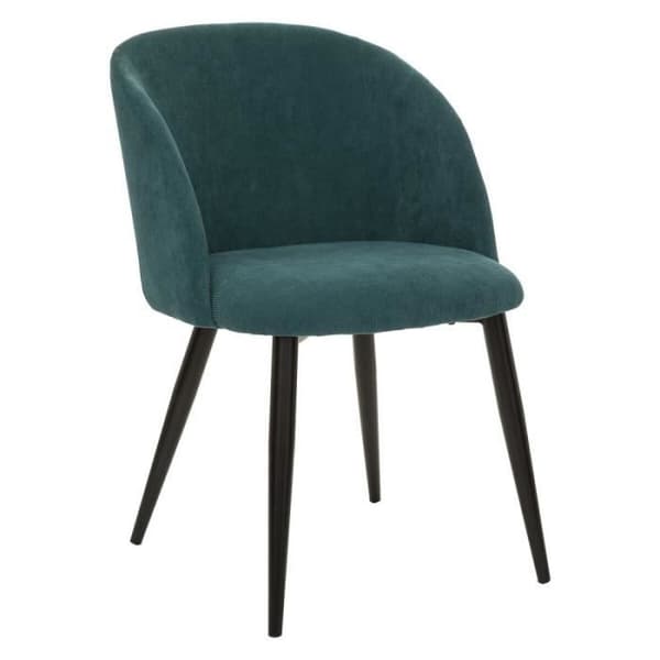 Fåtölj imitation ek "Céleste" i ribbade sammet Atmosphéra - Jade