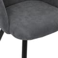 Miniatyrbild 2 av 4: Fåtölj i imitation av ek "Céleste" i kordvelour Atmosphéra - Grå