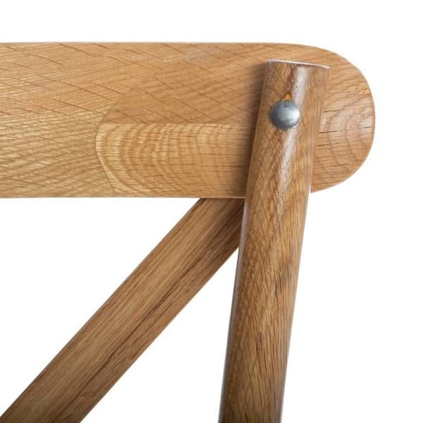 Isak trädesign bistrostol från förr - Brun