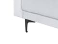 Miniatyrbillede 8 af 9: Chaiselong Lysegrå Velour Daybed med Ryglæn Gæsteseng Multifunktionel Chaise med Splitback Sofa Moderne til Stuen med Sovefunktion