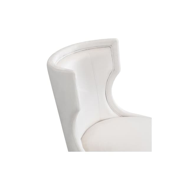 Sittdynor i sammet, set med 6, med massiva träben och tjocka kuddar, beige