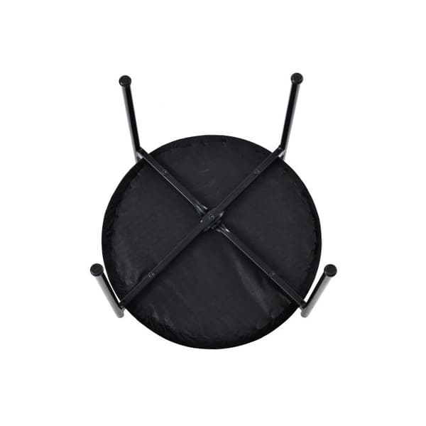 Matstol i sammet, set om 4, modern och minimalistisk fåtölj med fyra metallben, svart